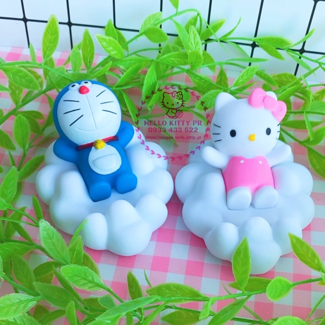 GIÁ ĐỠ ĐIỆN THOẠI KITTY &amp; DORAEMON