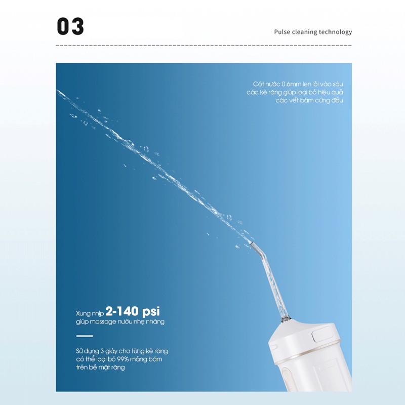 Máy tăm nước mini XY-3 Hangy phiên bản 2022