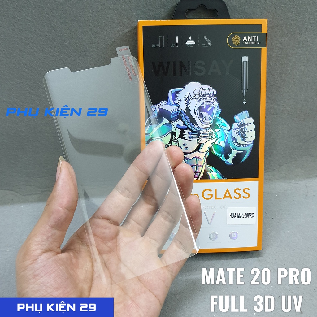 Dán kính cường lực FULL màn FULL keo UV cao cấp Glass Pro+ 9H