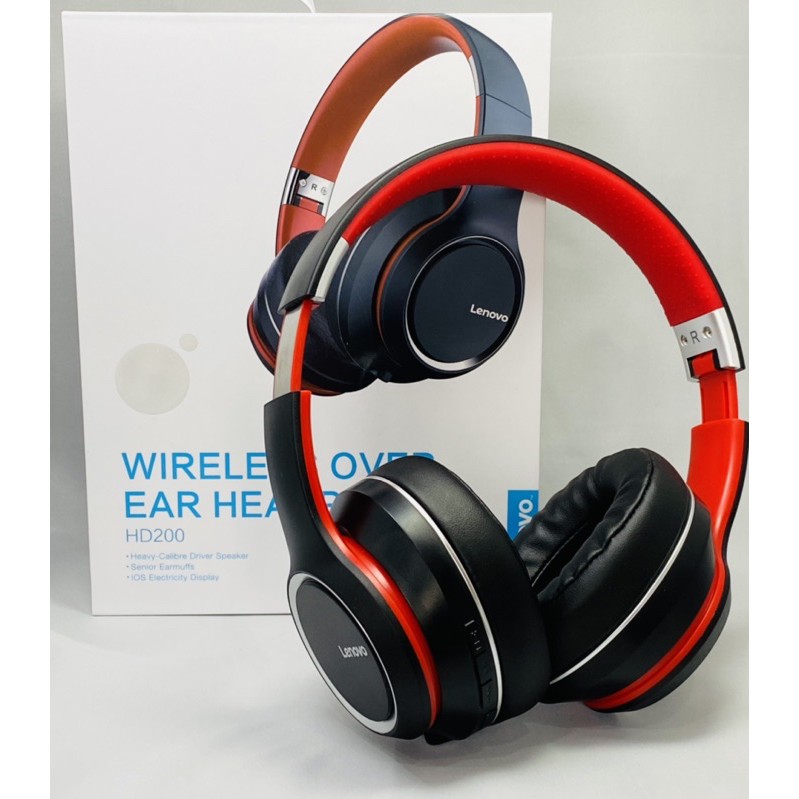 Tai nghe chụp đầu Bluetooth Lenovo HD 200 | BigBuy360 - bigbuy360.vn