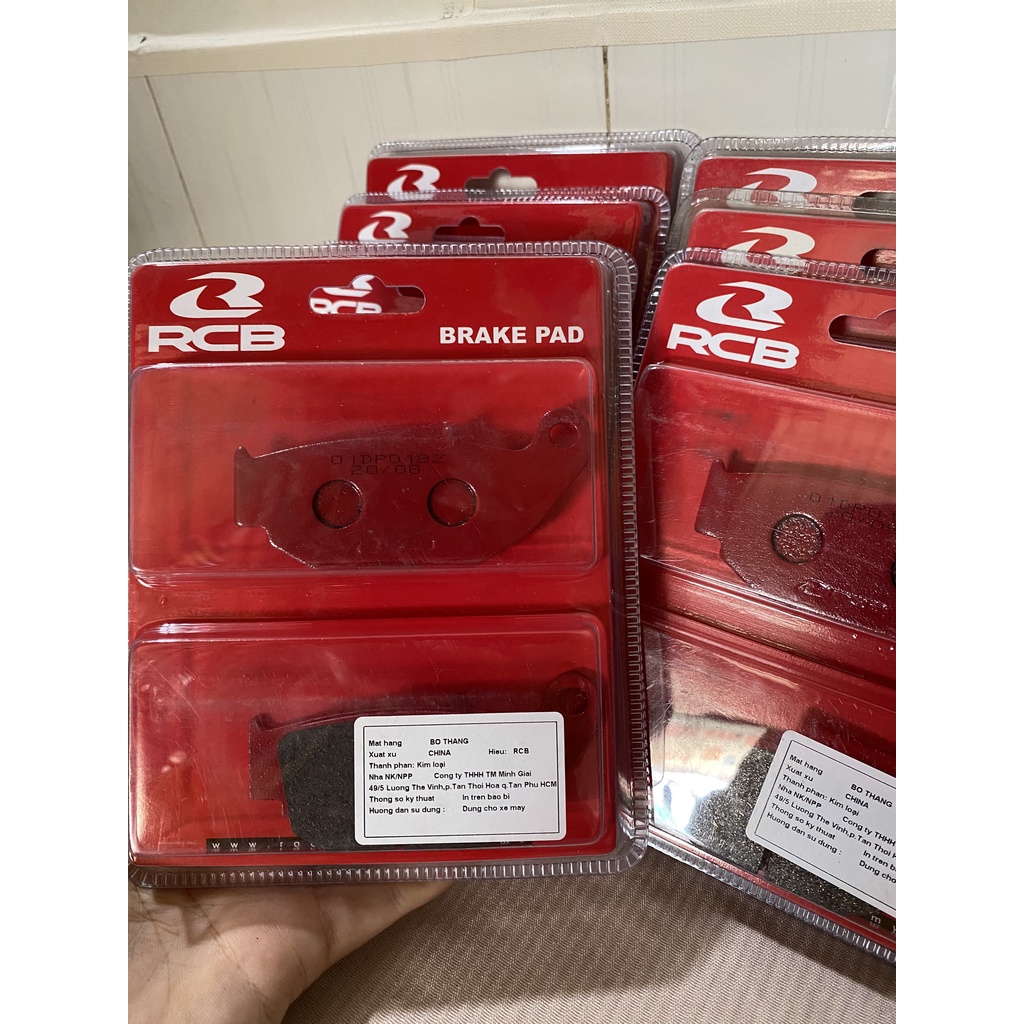 Bố thắng đĩa RCB Trước/Sau cho xe Exciter 150, Winner 150 chính hãng