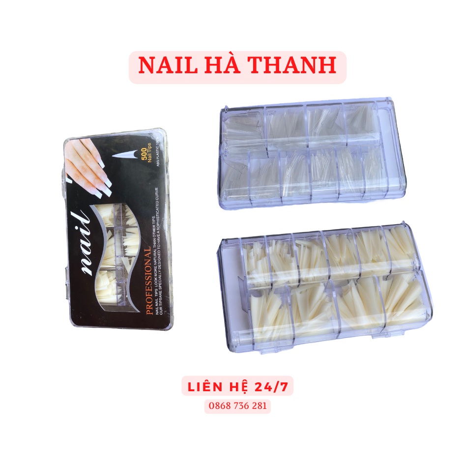 Móng Nối Típ Nhọn Phom Dài Chuẩn Đẹp 500 Móng