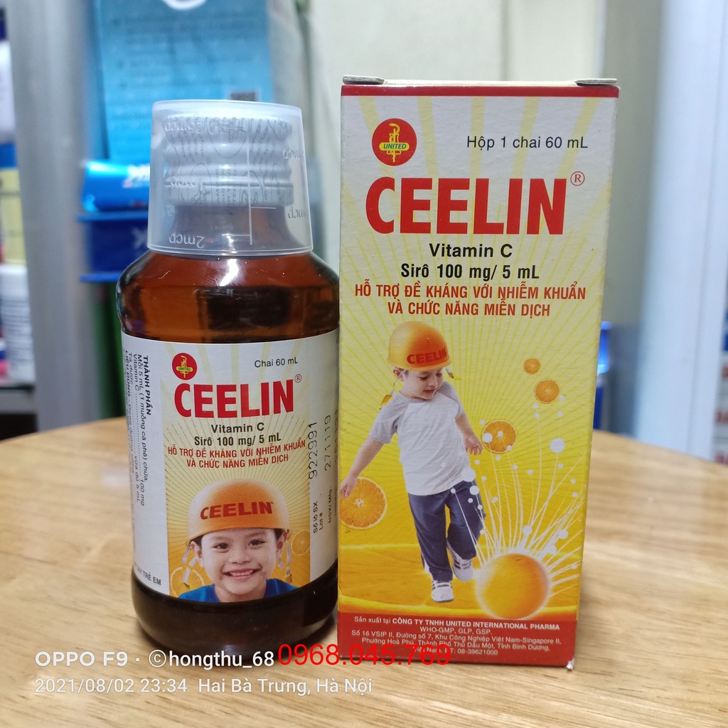 Siro CEELIN tăng sức đề kháng, tăng miễn dịch cho trẻ em