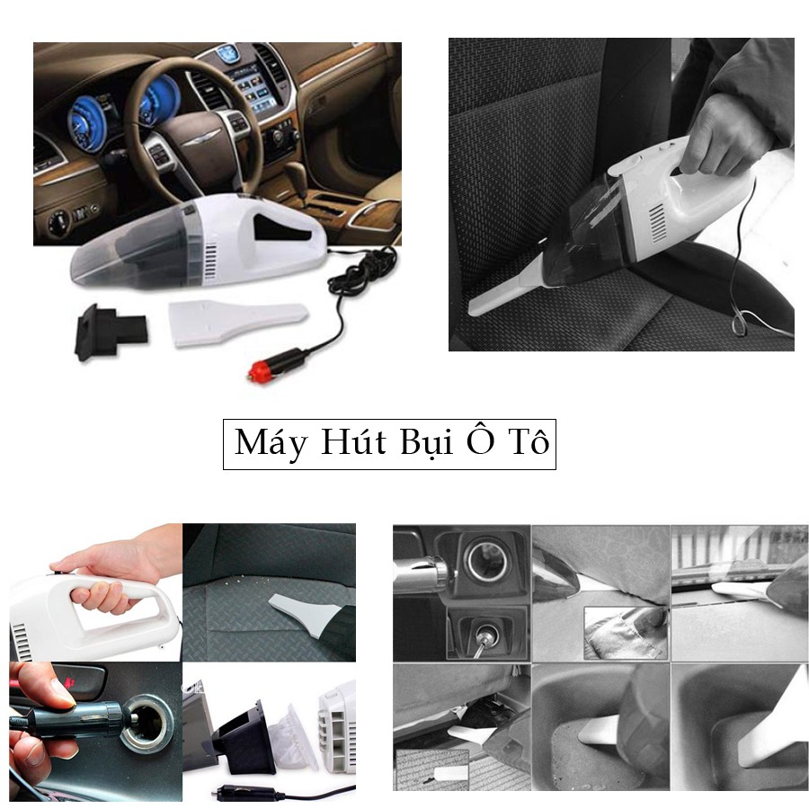 MÁY HÚT BỤI MINI CẦM TAY CHO Ô TÔ MÀNG LỌC CHUẨN HEPA