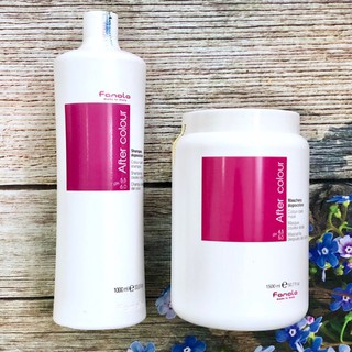 Cặp Gội Hấp chăm sóc tóc nhuộm Fanola After Colour Care shampoo giữ màu lâu phai