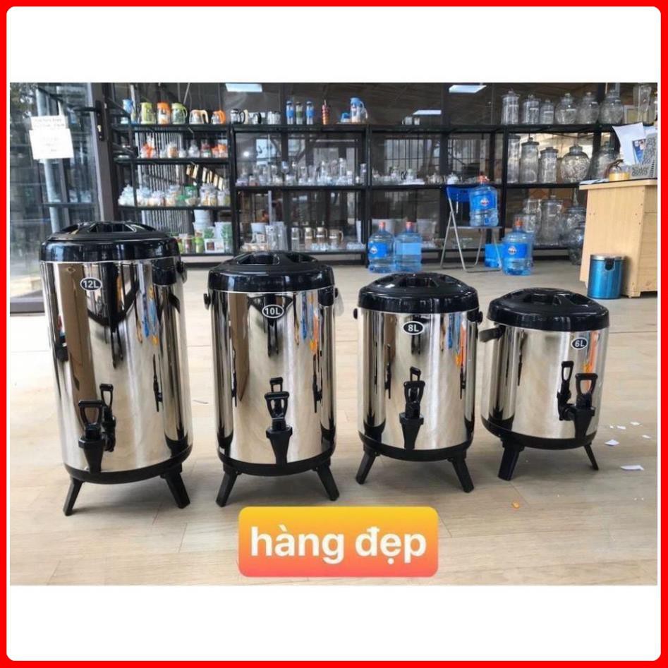 Bình ủ trà sữa, bình giữ nhiệt inox 304 ( 6L - 8L - 10L - 12L )