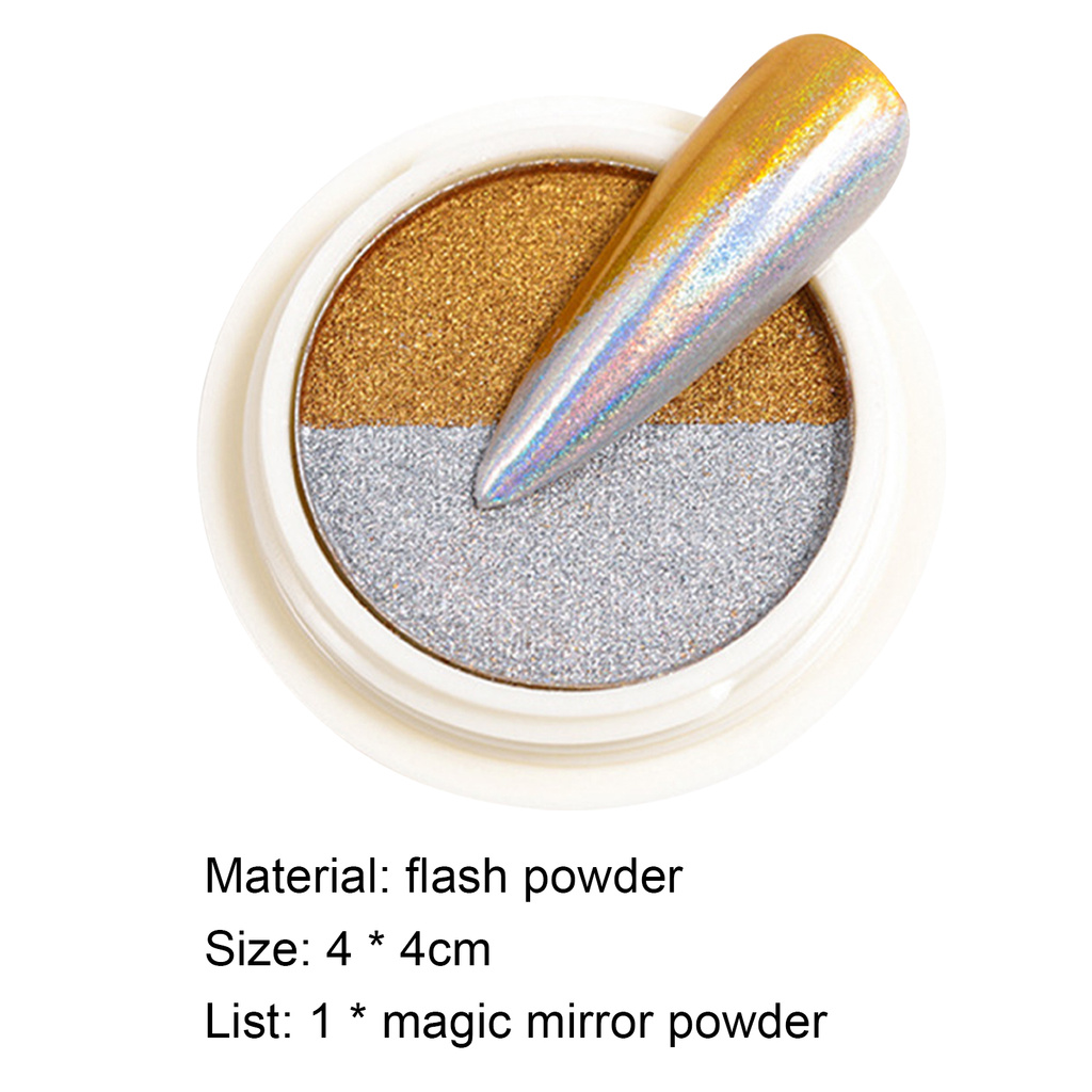 [Hàng mới về] Bột Hai Màu Kim Tuyến Lấp Lánh Lâu Trôi 12G Trang Trí Móng Đi Tiệc