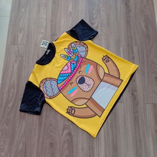 áo thun bigsize nam nữ[gấu thổ dân] KY41