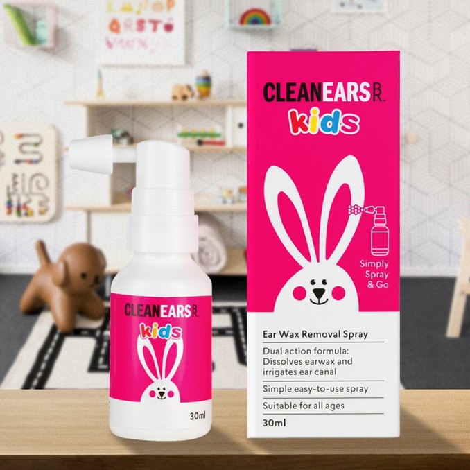 Xịt tan ráy tai cho bé clean ears kids 30ml của úc - ảnh sản phẩm 1