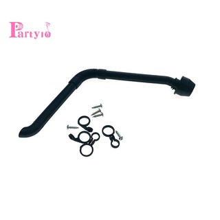 Ống thở bằng nylon màu đen tỉ lệ 1/10 cho traxxas trx4 defender d110 d90