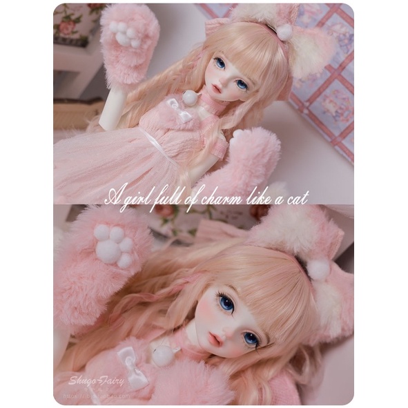 Búp bê BJD nữ 1/4 tiểu hồ ly đáng yêu