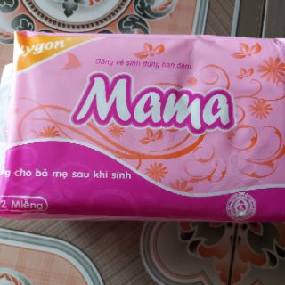 Gói 12 miếng băng vệ sinh Mama