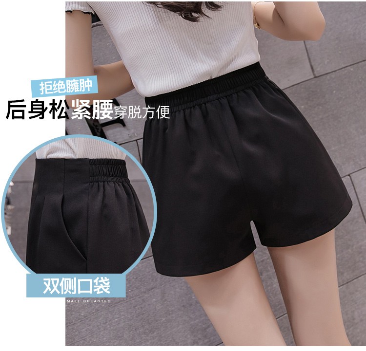 Quần Short Chiffon Lưng Cao Dáng Chữ A Ống Rộng Co Giãn Thời Trang Mùa Hè Hàng Mới Dành Cho Nữ | BigBuy360 - bigbuy360.vn