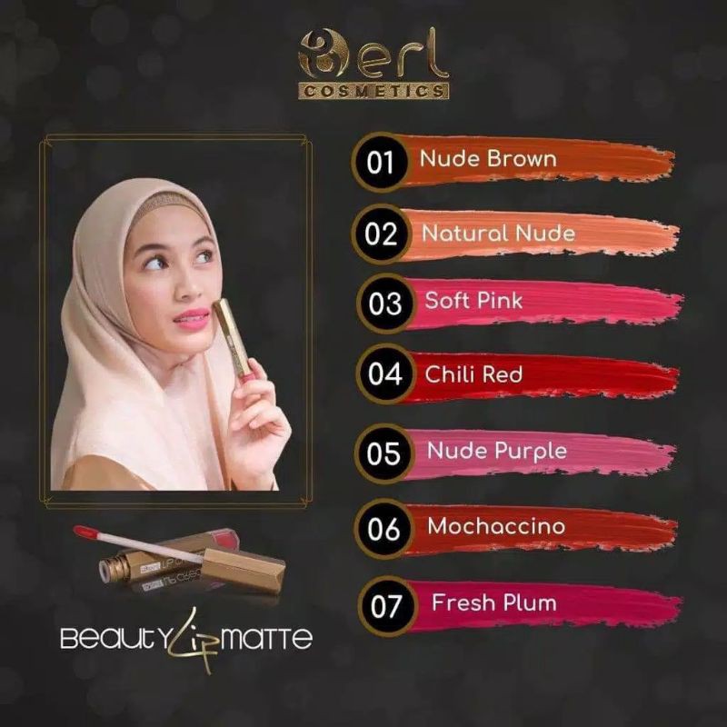 (Hàng Mới Về) Son Kem Lì Berl Làm Đẹp 7 Màu Tùy Chọn | BigBuy360 - bigbuy360.vn