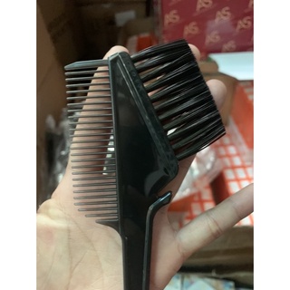 Lược nhuộm& chải tóc 2 đầu (cán nhựa)