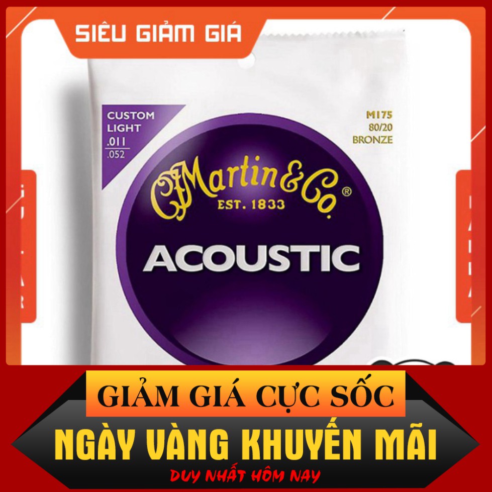 Dây đàn guitar Acoustic Martin & Co M175 (Martin M175) [Size 11] - Dòng Chuyên Nghiệp