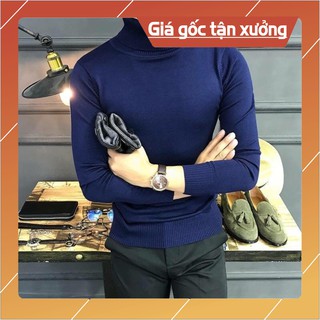 Áo len nam cổ lọ .Chất len mềm mịn