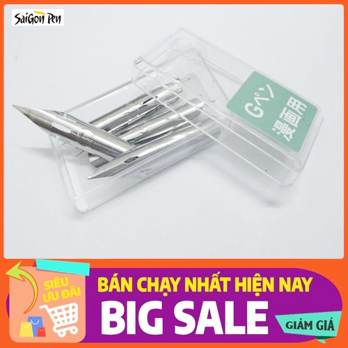 Ngòi lá tre calligraphy G trắng,Ngòi Tạo Thanh Đậm, Không Gỉ - Bút Máy Sài Gòn