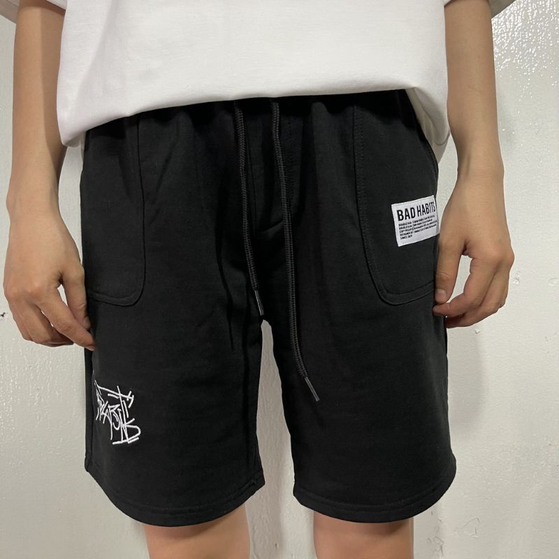 XPstore Quần short thun nỉ HABITS form unisex (Ảnh thật)