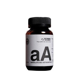 Viên uống hỗ trợ làm đẹp da Absolute Bio Astaxanthin 60 viên/lọ - VN Supplements