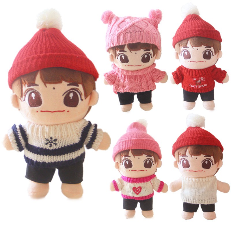 Búp Bê Nhồi Bông Hình Nhân Vật Hoạt Hình 20cm Xinh Xắn