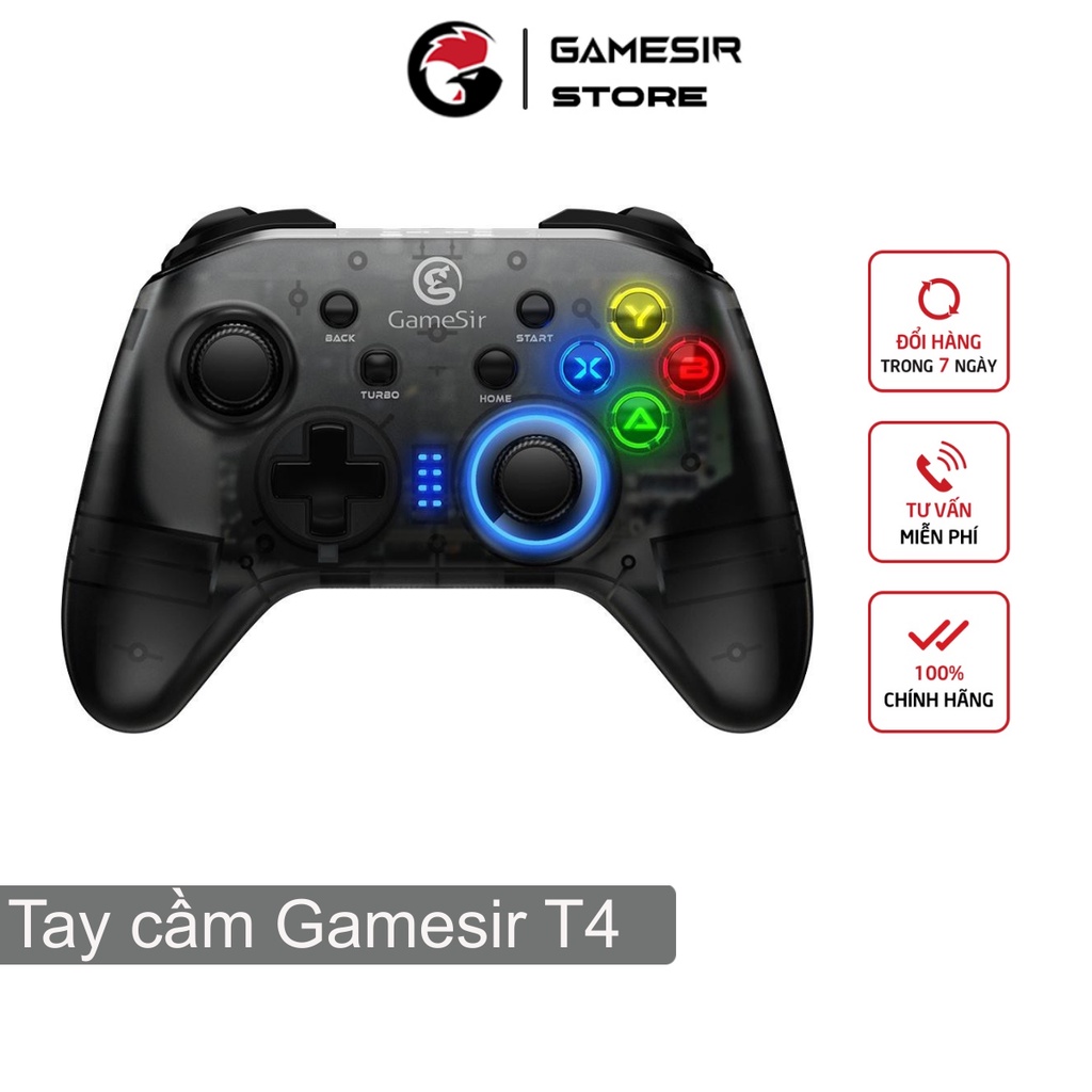 Gamesir T4 chính hãng || Tay cầm chơi game không dây cho PC/Sony/PS3/Android