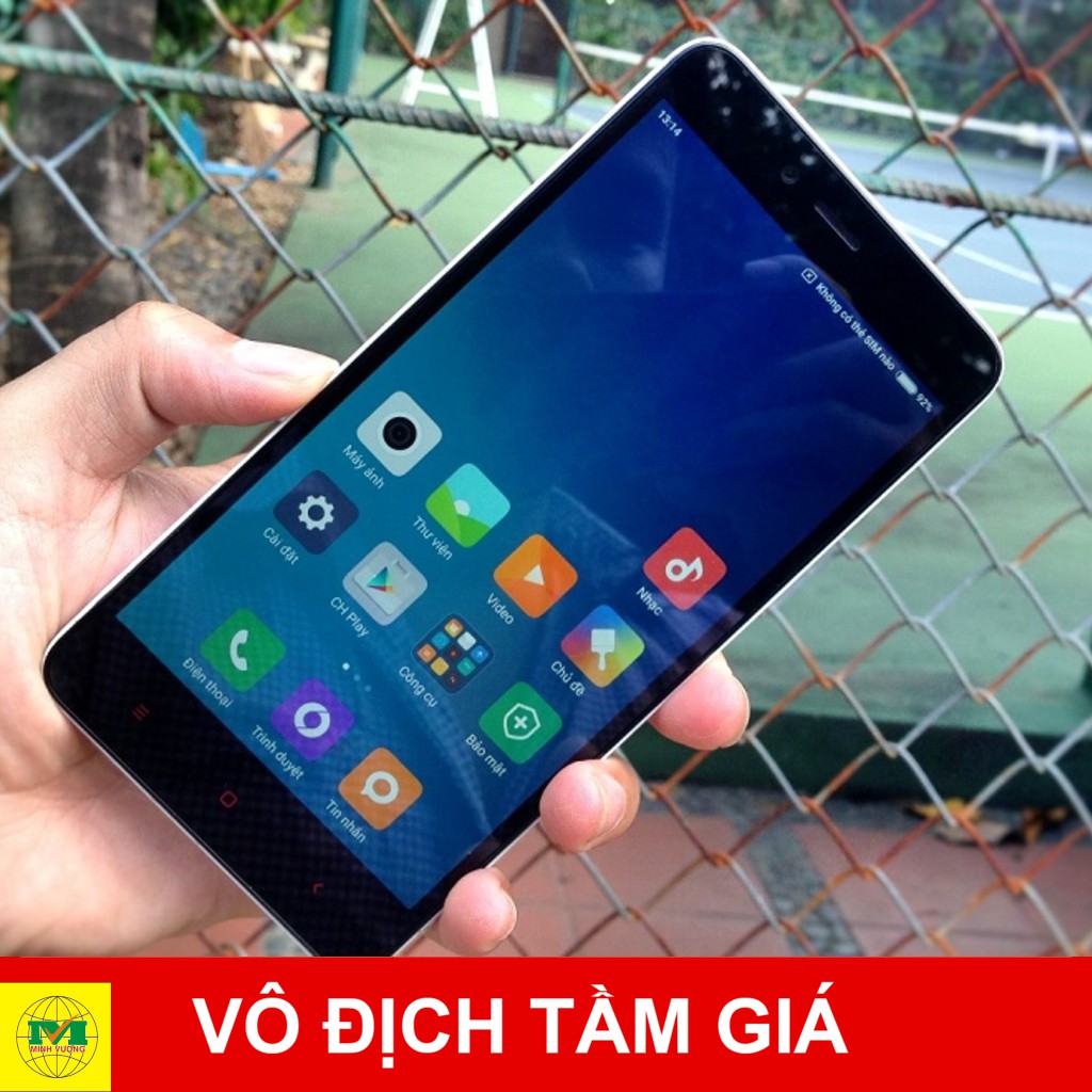 Điện Thoại Cảm Ứng Xiaomi Redmi Note 2 Lên Facebook Zalo Youtube Cấu Hình Mạnh 5,5 Inch