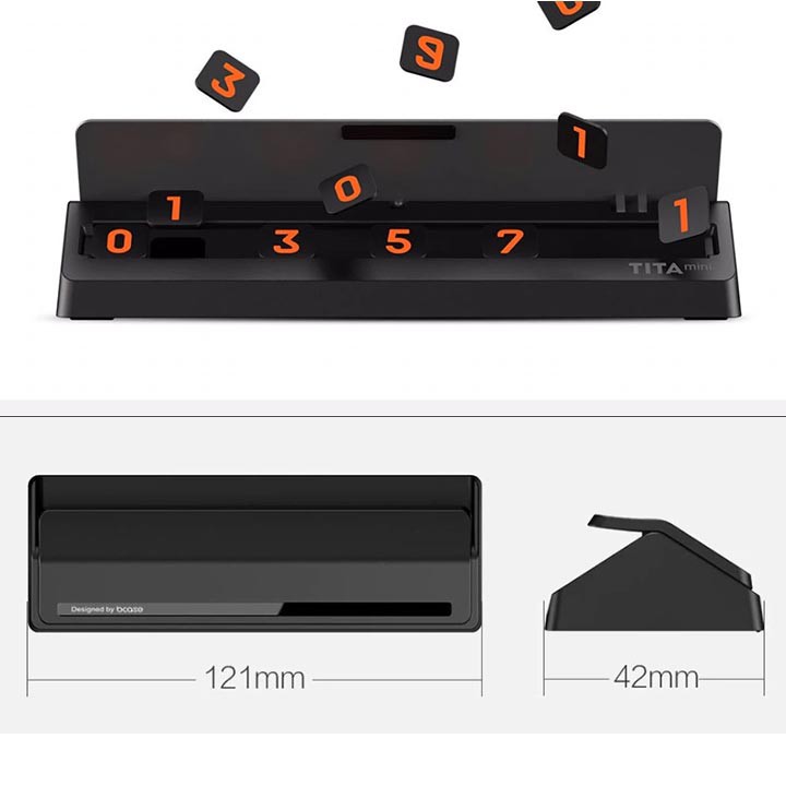 Bảng gắn số điện thoại trên taplo ô tô TITA V2 cao cấp | BigBuy360 - bigbuy360.vn