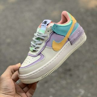 < VIDEO + ẢNH THẬT > GIÀY SNEAKER AF1 TRẮNG TÍM THẤP CỔ