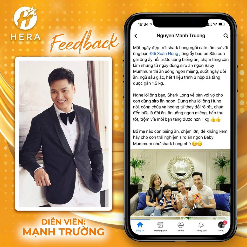 Siro ăn ngon BABY MUMMUM Siro Ăn Ngon Hera