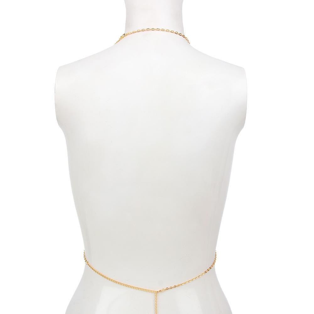 Dây Xích Trang Trí Áo Ngực Thời Trang Đi Biển Cho Nữ