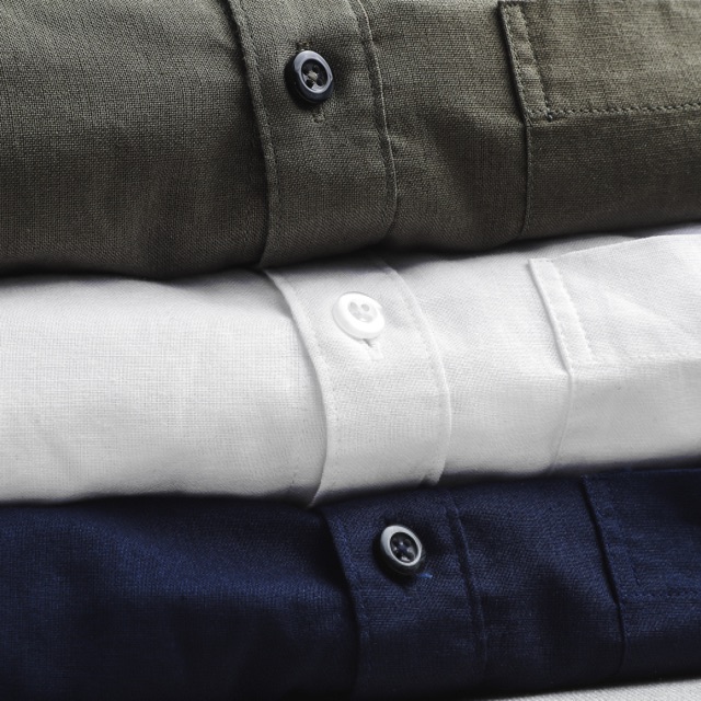 Áo somi đũi cổ trụ dài tay S.Soda | BigBuy360 - bigbuy360.vn