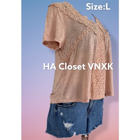 Áo Thun Phối Ren Dư Xịn