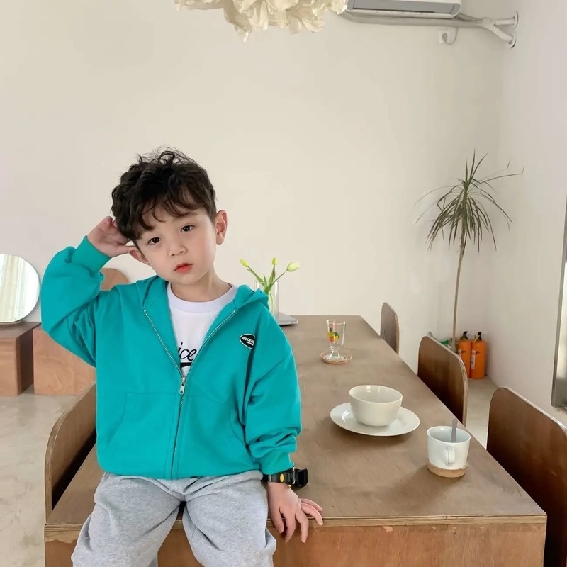 Áo khoác thể thao có mũ trùm chống nắng thời trang hàn quốc cho trẻ em