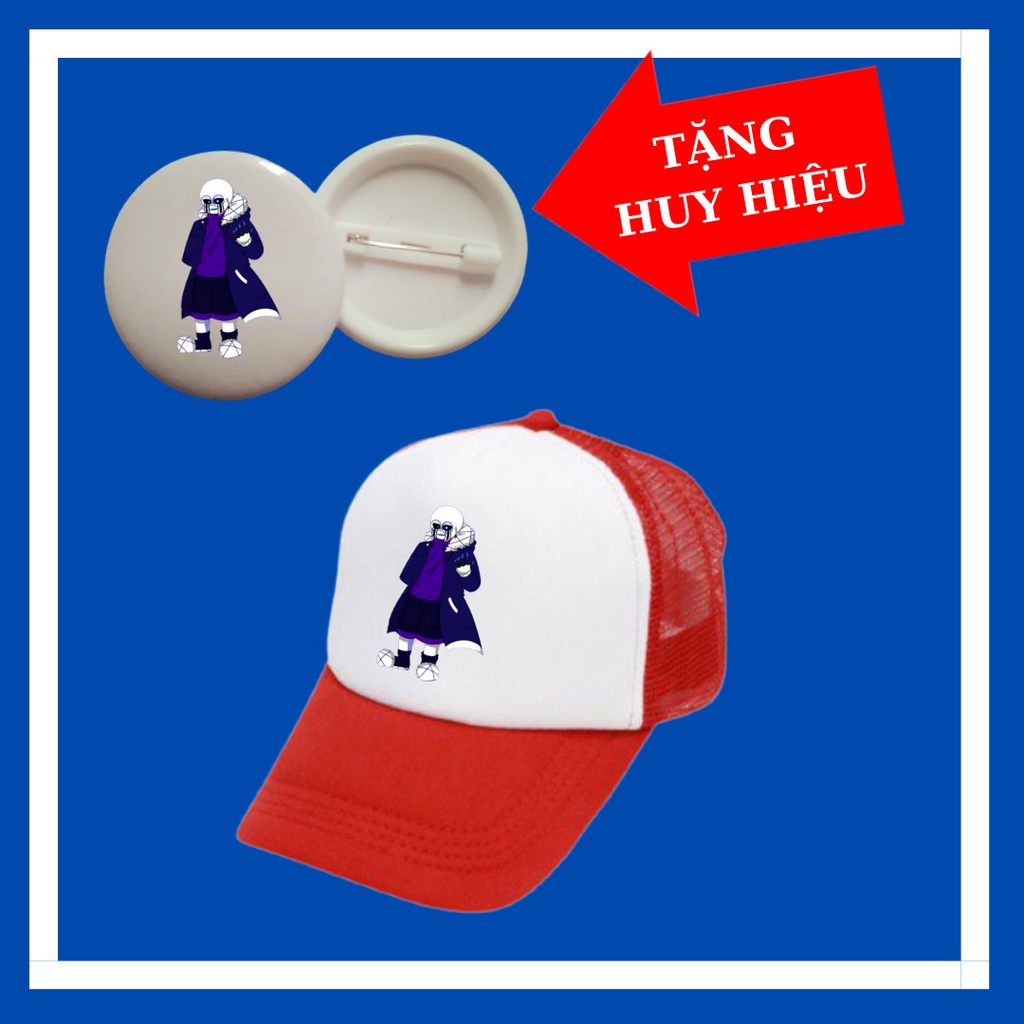 Mũ lưỡi trai trẻ em Error 505 Sans siêu ngầu, kèm huy hiệu Error 505