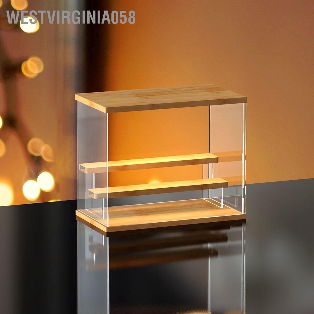 Có thể bán buôn Kệ trưng bày đồ chơi Acrylic Hộp lưu trữ rõ ràng dày cho búp bê làm bằng tay có cửa trượt Westvirginia058 Hàng giao ngay