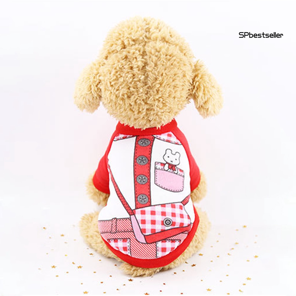 Áo len mềm mại họa tiết hoạt hình nhiều màu sắc cho thú cưng
