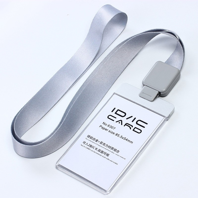 Dây Đeo Thẻ id / id Bằng polyester Trong Suốt