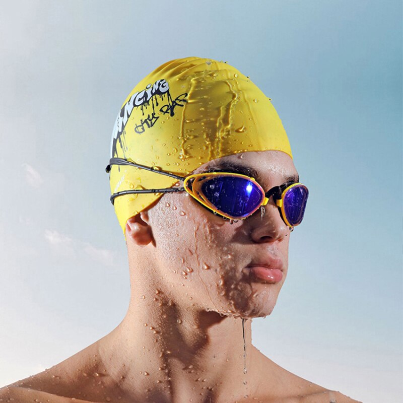 SYSPORTSS Chuyên nghiệp Chống thấm nước UV Kính bơi Kính bơi Mạ chống sương mù Kính bơi Kính bơi Đua xe ngoài trời Kính bơi