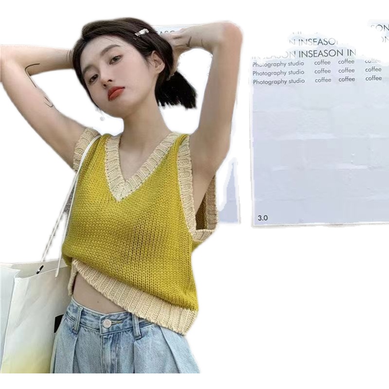 Áo Len Nữ Không Tay Kiểu Dáng Mới