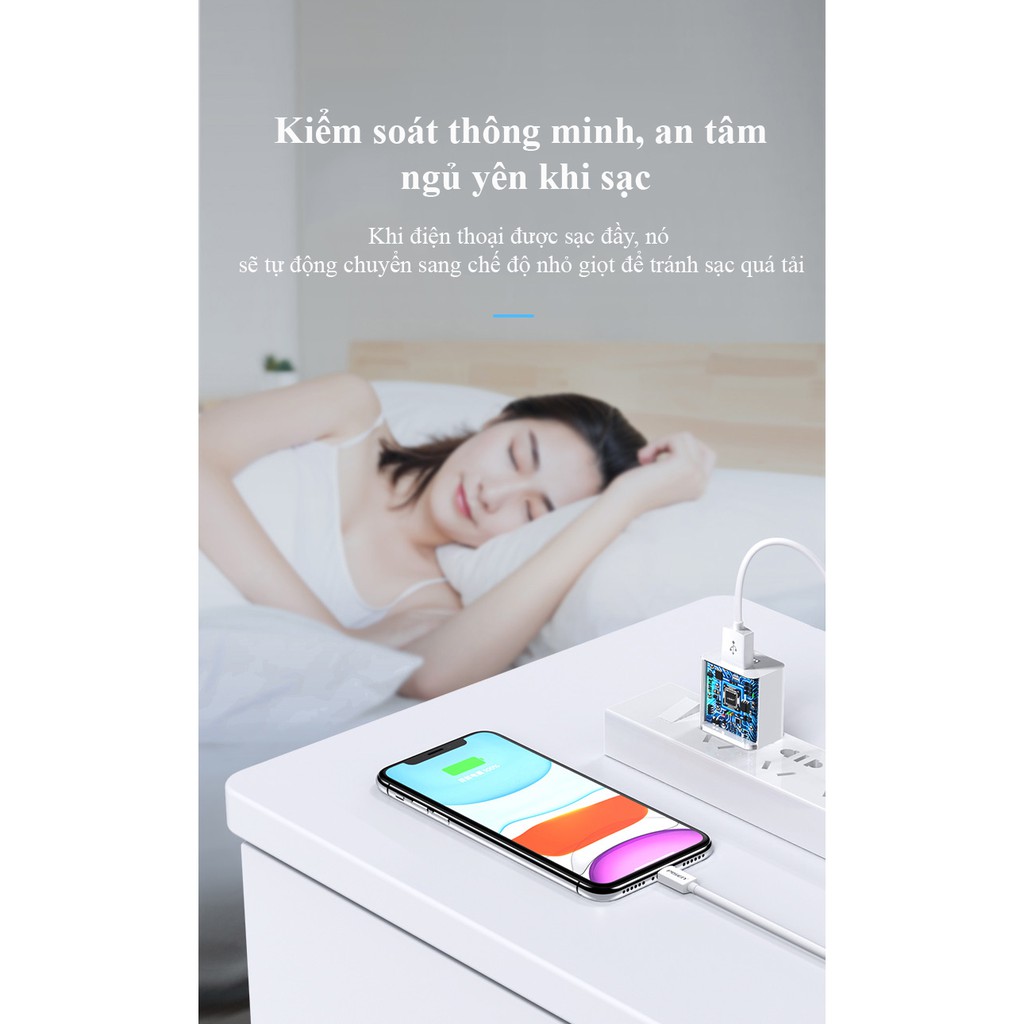 Sạc PISEN DUAL USB Charger 2.1A - (RY-U02) - Hàng chính hãng