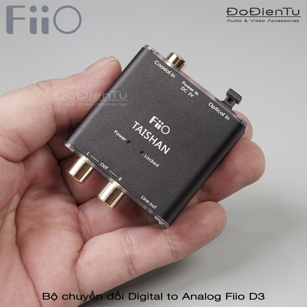 [Xã Hãng] Fiio D03K ( fiio D3 )- Bộ chuyển đổi âm thanh cáp quang optical sang bông sen