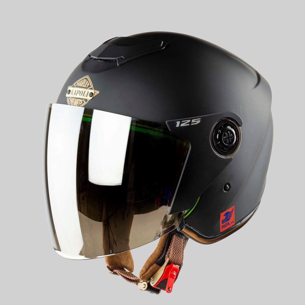 Mũ Bảo Hiểm 3/4 Đầu 2 Kính Napoli Duplex nhiều mẫu  – Bảo Hành 12 Tháng