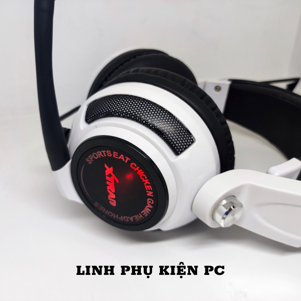 Tai nghe game giá rẻ Xstrad led bảy màu jack kết nối 3.5 truyền thống