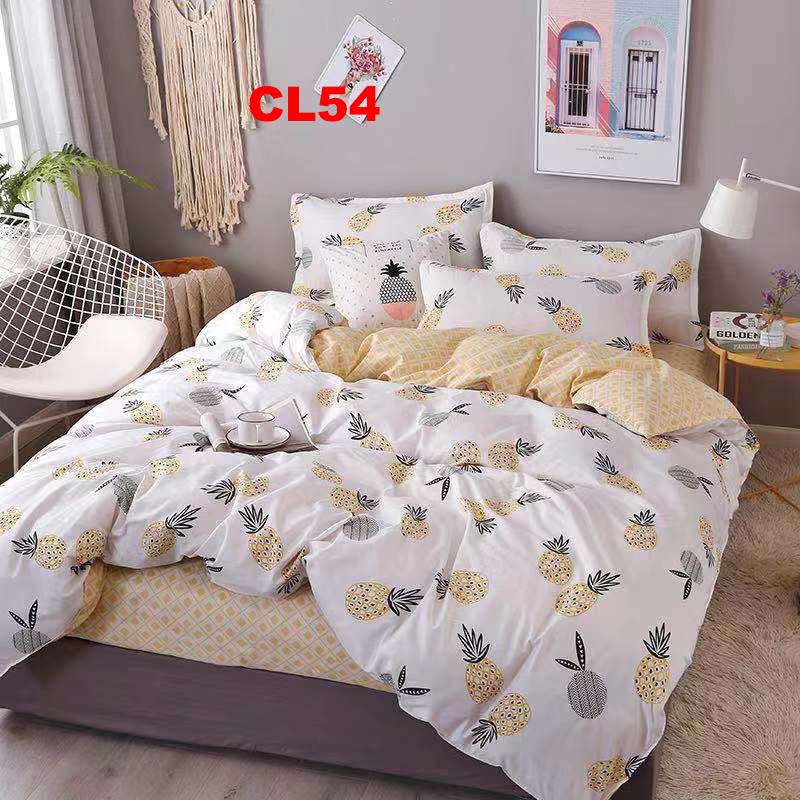 Bộ chăn ga gối CL56 set 4 món Loại 1 Cotton poly hàng Loại 1 nhập khẩu