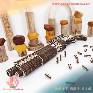 Mô hình lắp ghép gỗ - Shotgun Franchi SPAS-12