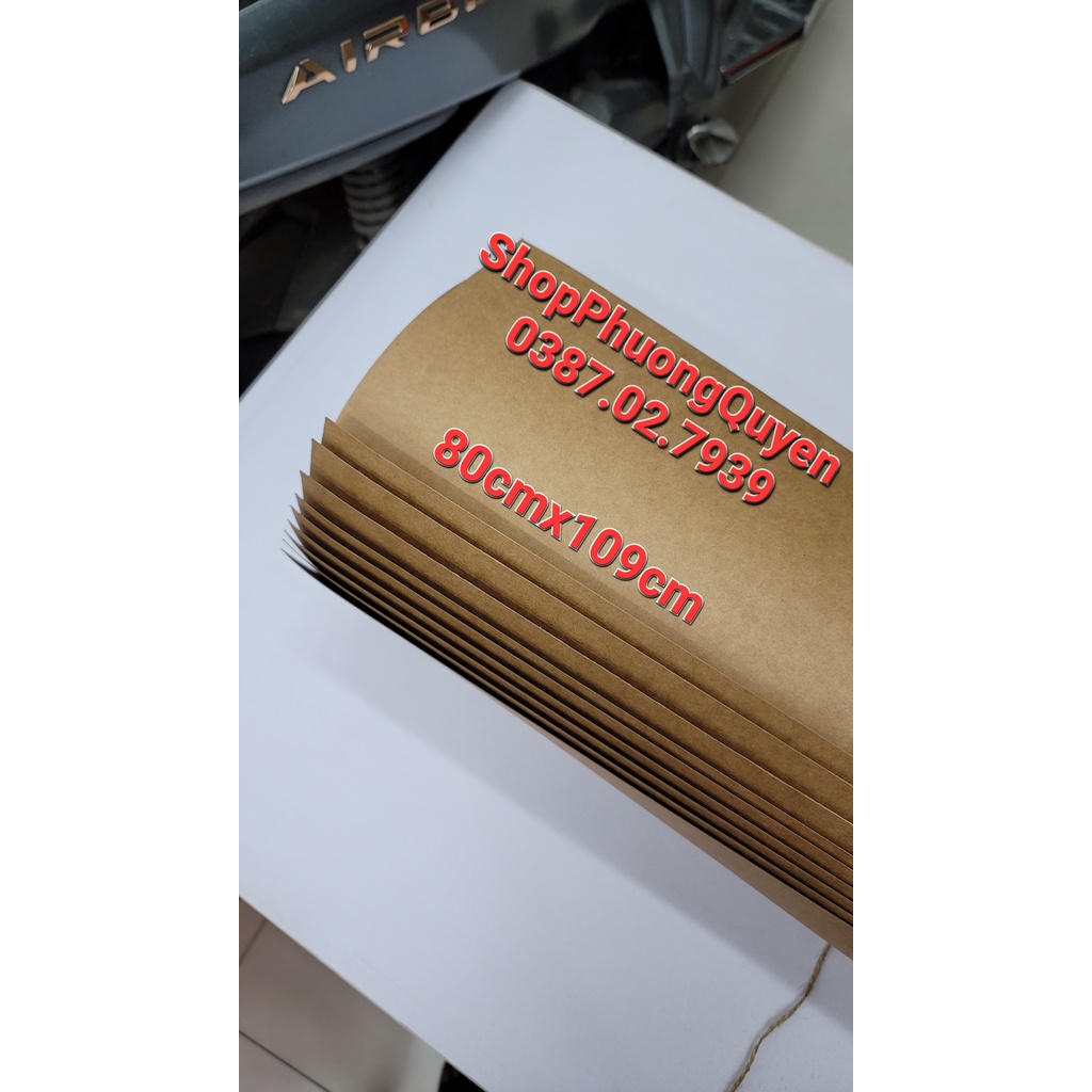 Giấy Kraft 300gsm làm thiệp(cắt đôi khi vận chuyển)