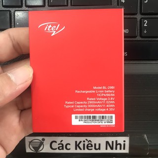 Pin iTel S33 | 3000mAh 3.8V 11.4Wh zin chính hãng
