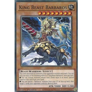 Thẻ bài Yugioh - TCG - King Beast Barbaros / ETCO-EN030'