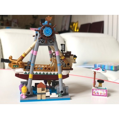 Đồ chơi lắp ráp Thuyền Hải Tặc LOZ mini 541 chi tiết cho bé